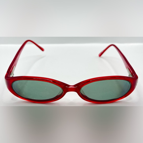 Christian Rothschild CR68 Red Oval Sunglasses Frames Only - Picture 3 of 8